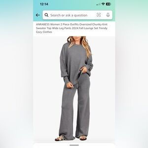 Anrabess Oversized Knit Set - NWOT